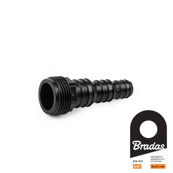 BLACK LINE Uniwerslany przyłącze 1/2",5/8", 3/4"- GZ 3/4" | ECO-4121