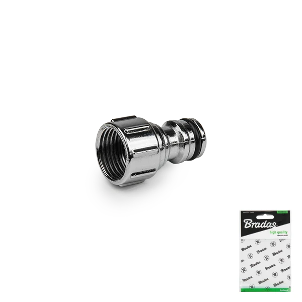 Przyłącze na kran GW 1/2" CYNK CHROM - woreczek ekspozycyjny | CH-KTW4013Z