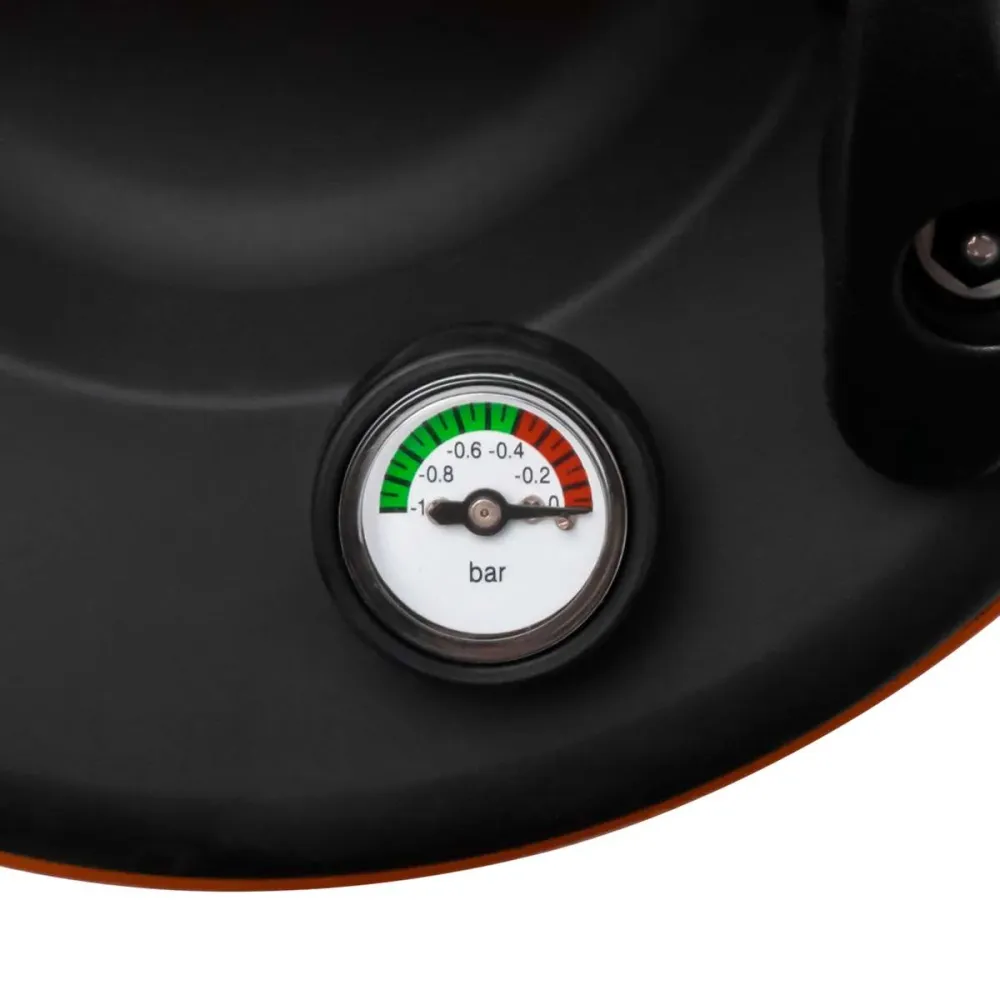 Przyssawka próżniowa 150mm,80kg z manometrem | C0493
