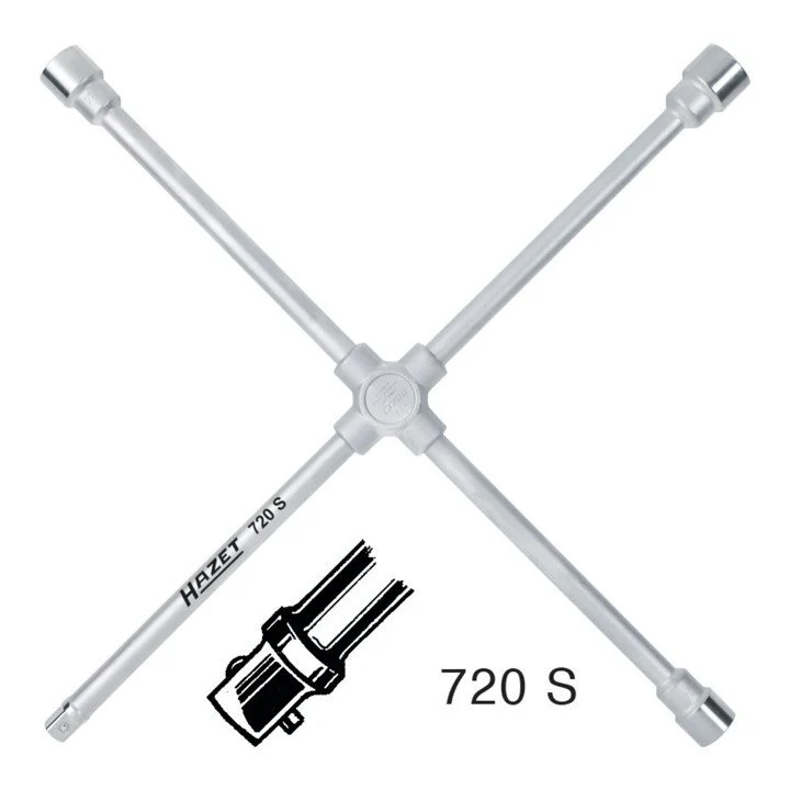 Klucz krzyżowy HAZET 720 S 24 x 27 x 32 x 20 (kwadrat 3/4″) ( 4000823581 )
