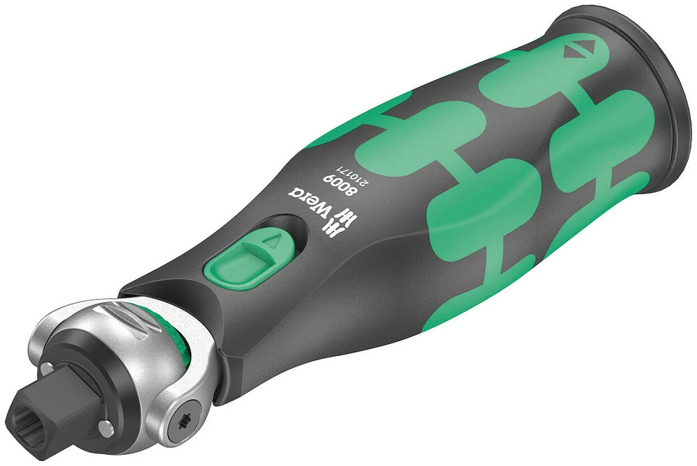WERA Grzechotka obrotowo-zwrotna 8009 Zyklop Pocket Set 1 3/8 ″ + 1/4 ″ 72 zę ( 4000822450 )