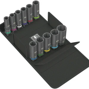 WERA Zestaw kluczy nasadowych 8790 C Głęboki zestaw udarowy 1 11-częściowy 1/2 ″ ( 8000653980 )