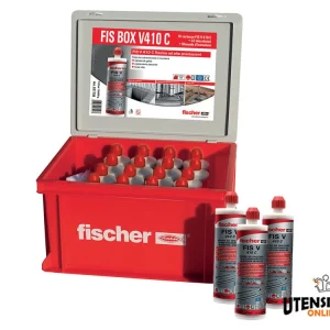 Fischer zestaw kotew chemicznych FIS BOX V 410 C żywica winyloestrowa hybrydowa 16 kartuszy 410 ml zastosowania sejsmiczne...
