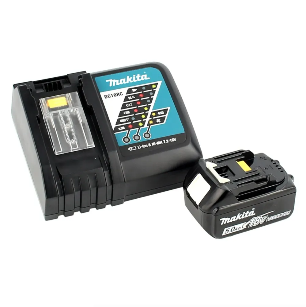 Akumulatorowa przecinarka obrotowa Makita DCO 180 RT1J 18V + 1x akumulator 5.0Ah + ładowarka + Makpac