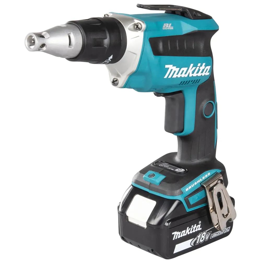 Wkrętarka do płyt gipsowo-kartonowych Makita DFS452AJX2 18 V 2 Ah