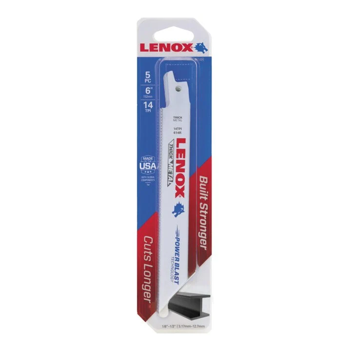 LENOX Brzeszczot do piły szablastej 614R Długość 152 mm Szerokość 19 mm ( 4000814722 )