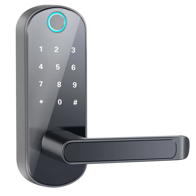 Inteligentny zamek do drzwi Wireless pairing z czytnikiem linii papilarnych