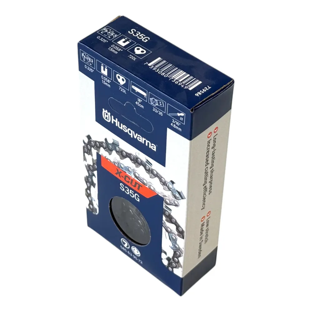 Pił łńcuchowa Husqvarna X-CUT S35G 45 cm .325" 1,5 mm HM ( 585639572 ) do pilarki łńcuchowej