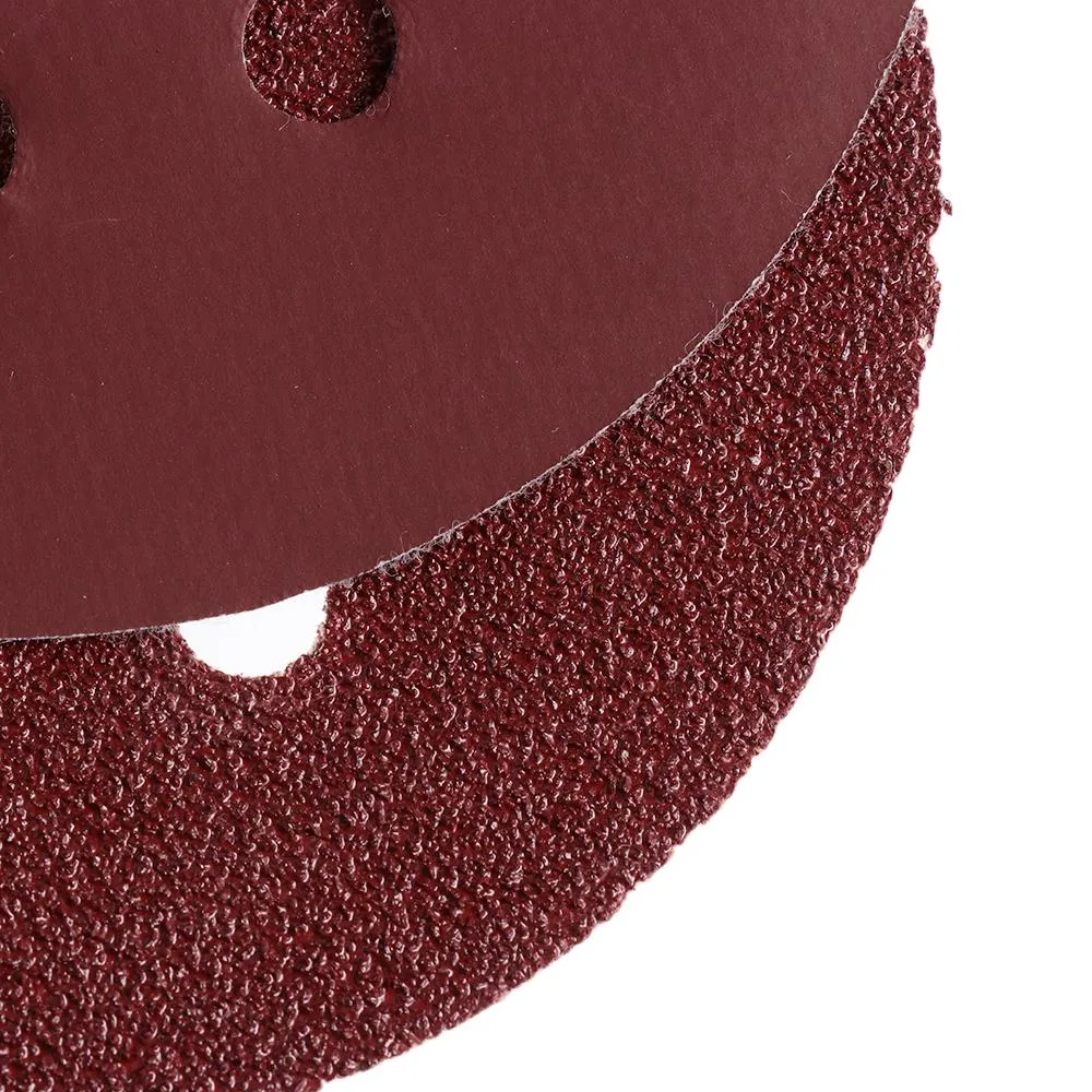 P-120 5 inch 8 Hole Sanding Discs Grind Paper Sanding Disc~2348