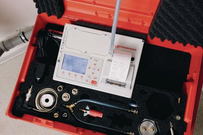 Miernik ciśnienia/szczelności Rothenberger ROTEST GW Professional ( 8000906647 ) Zakres roboczy do 20 barów