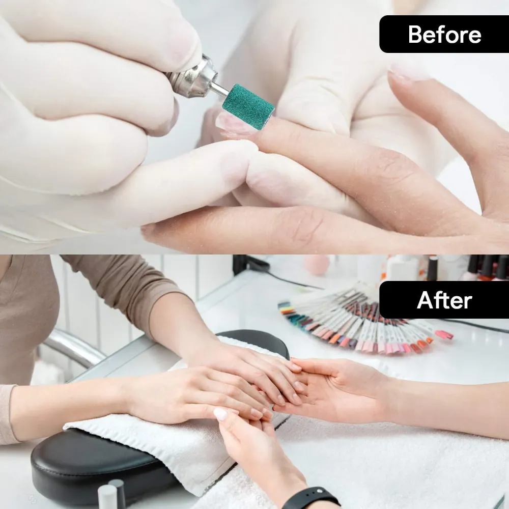 Rękawy ścierne JCM Beauty 100x Premium, różne mocne strony