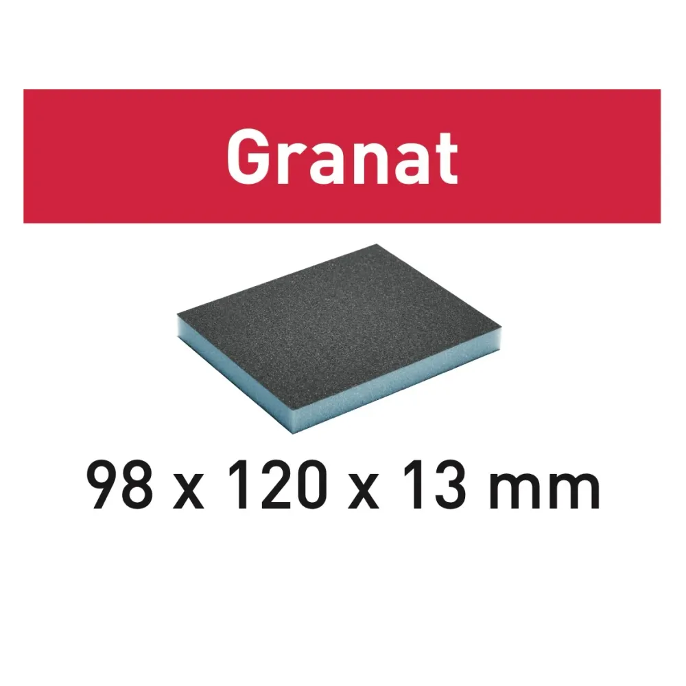 Festool gąbka szlifierska granatowa 98 x 120 x 13 mm 220 GR/6 ziarnistość 220 6 szt. ( 201114 )