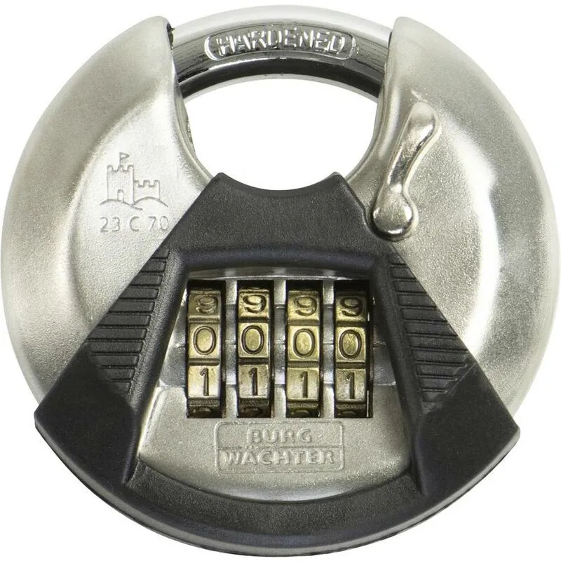 Kłódka szyfrowa BURG-WÄCHTER Koło 23 szerokość korpusu 70 mm ( 3000250530 )