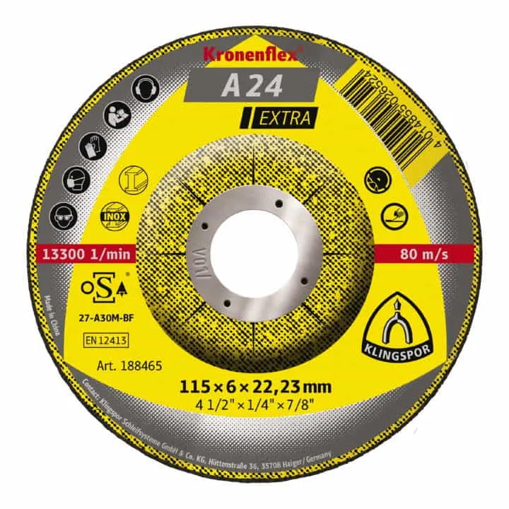 KLINGSPOR tarcza szlifierska 24 Extra D115xS6mm ( 4000841473 )