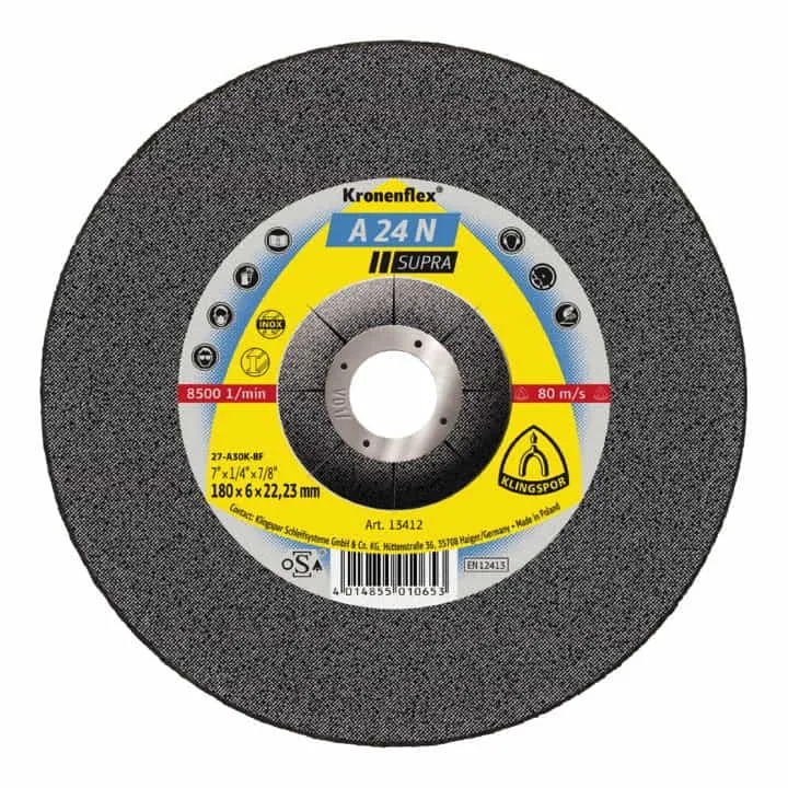 KLINGSPOR tarcza szlifierska 24 N Supra D115xS6mm ( 4000841092 )