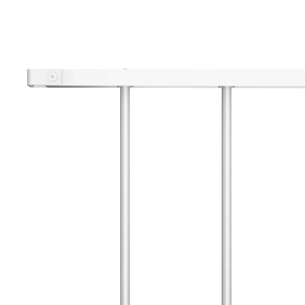 Hekpaneel 1,7x0,75 m gepoedercoat staal wit