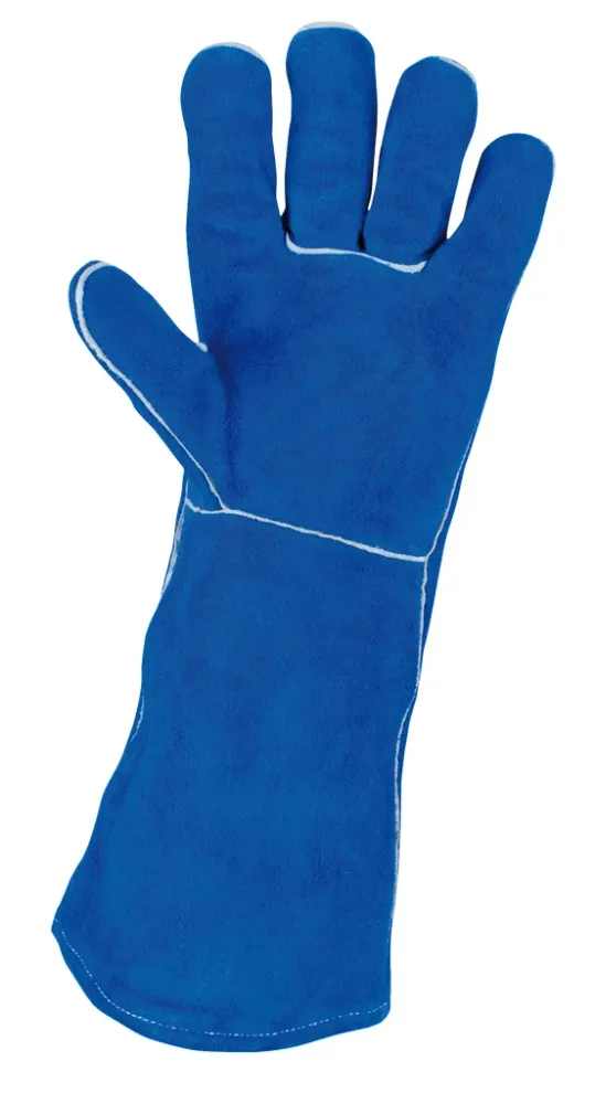 KS TOOLS Schweißer-Lederhandschuhe lang, 10 ( 985.7040 )