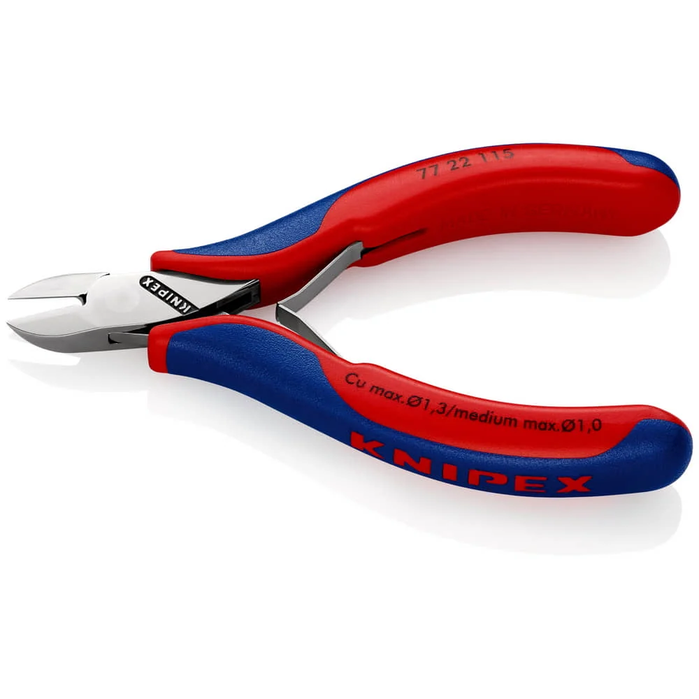 KNIPEX Electronics szczypce tnące boczne długość 115 mm kształt 2 ( 4000810741 )