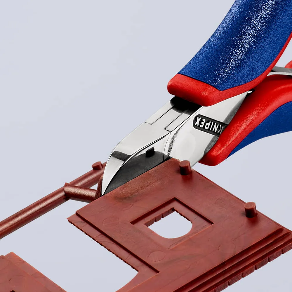 KNIPEX Electronics szczypce tnące boczne długość 115 mm kształt 2 ( 4000810741 )