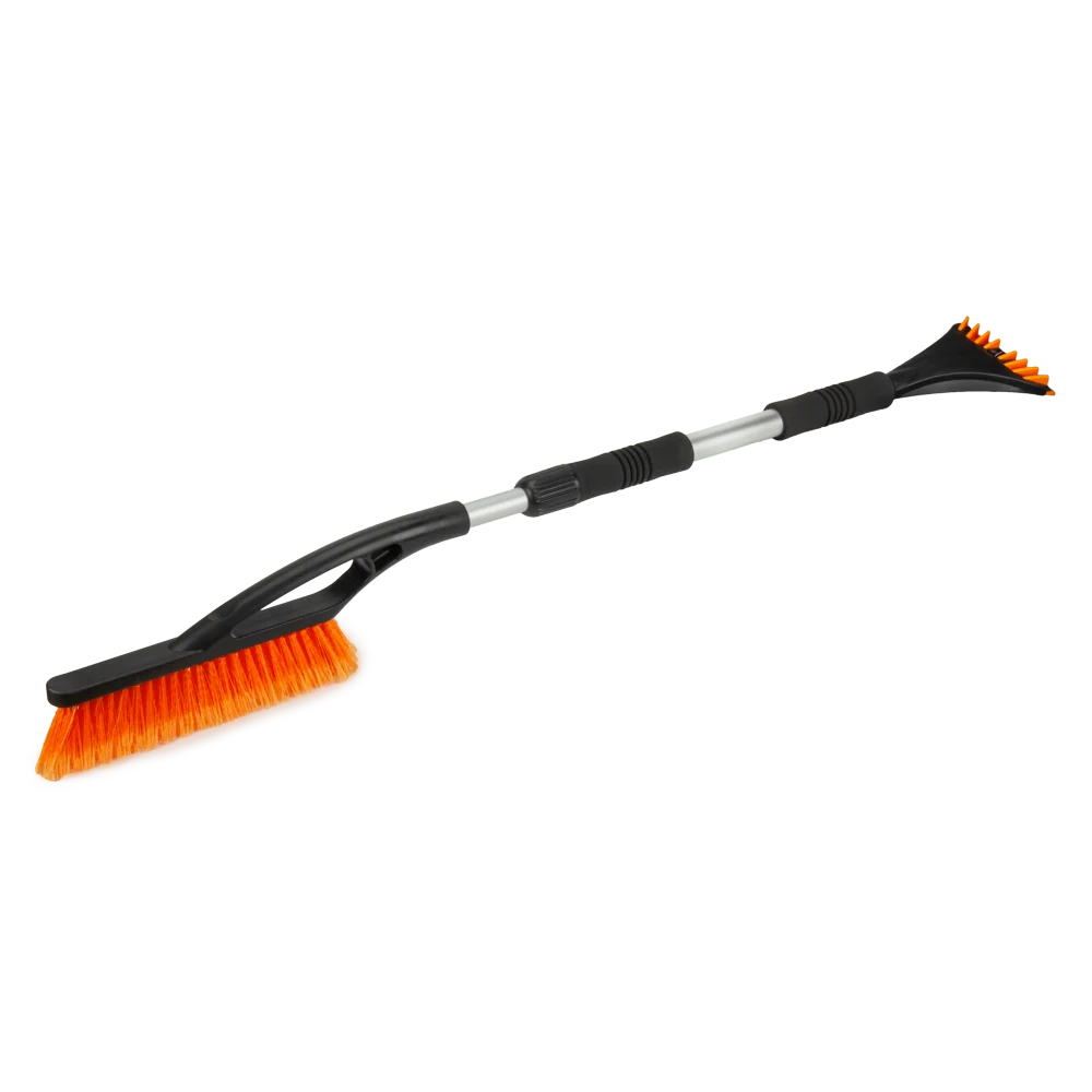 Szczotka do śniegu + skrobak TELESCOPIC | ICE2703A