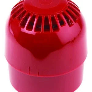 PSS-0020 Klaxon Red Sonos Sounder Deep Base (DC)