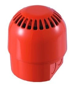 PSS-0063 Klaxon Red Sonos Sounder Deep Base (AC)