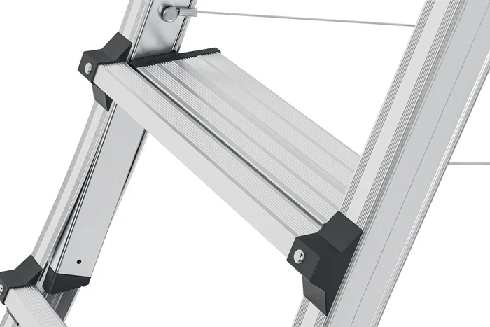 Hailo drabina 100 Topline ( 9000463140 ) Stopnie 3-5 anodowane aluminium teleskopowe