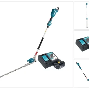 Akumulatorowe nożyce do żywopłotu Makita DUN 500 WRM 18 V 50 cm bezszczotkowe + 1x akumulator 4,0 Ah + ładowarka