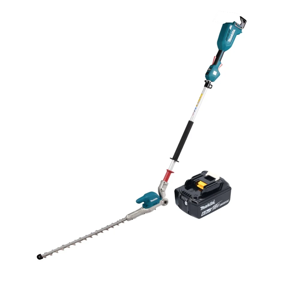 Akumulatorowe nożyce do żywopłotu Makita DUN 500 WRG 18 V 50 cm bezszczotkowe + 1x akumulator 6,0 Ah + ładowarka