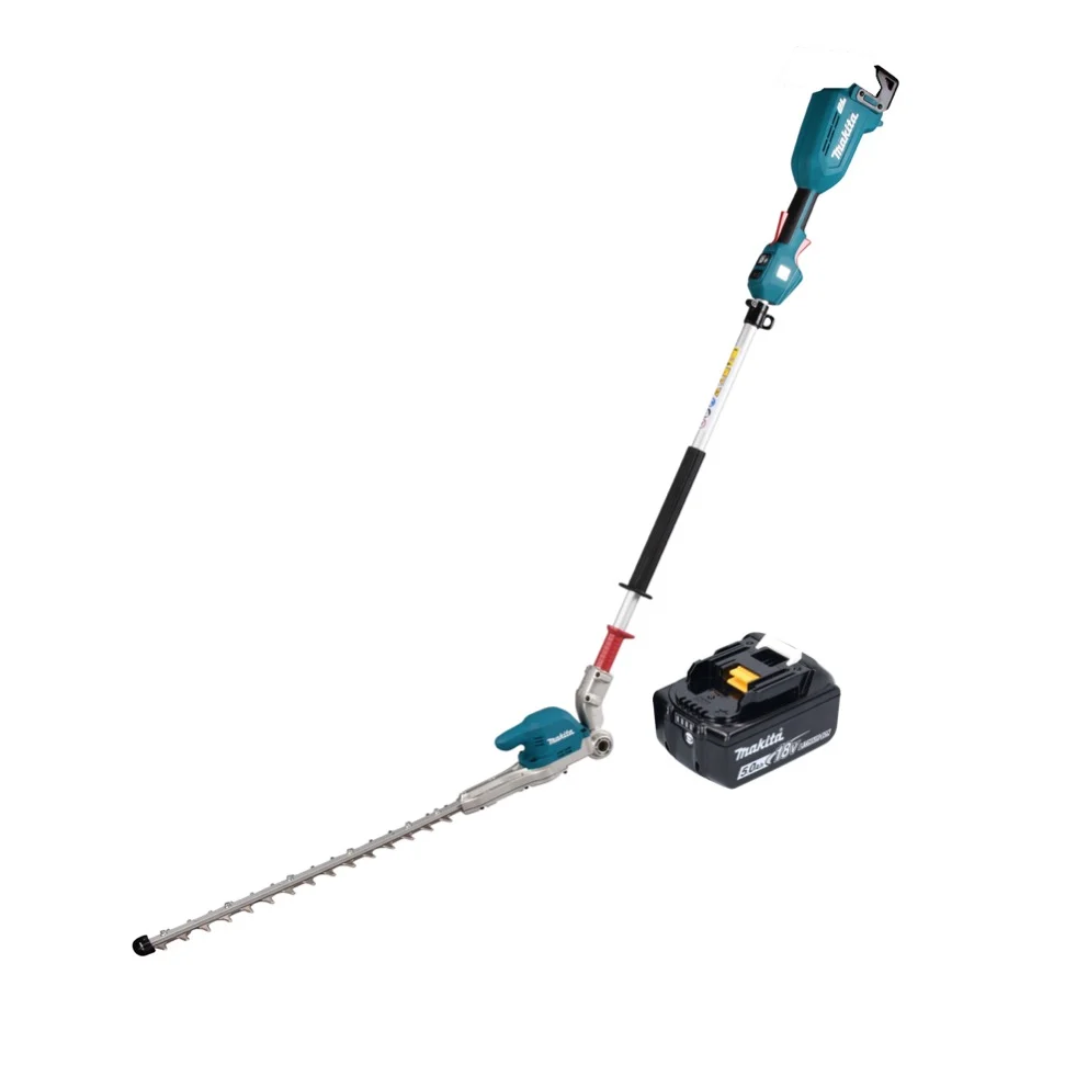 Makita DUN 500 WT akumulatorowe nożyce do żywopłotu 18 V 50 cm bezszczotkowe + 1x akumulator 5,0 Ah - bez ładowarki