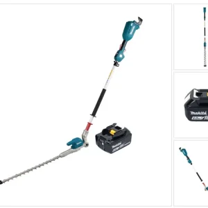 Makita DUN 500 WG akumulatorowe nożyce do żywopłotu 18 V 50 cm bezszczotkowe + 1x akumulator 6,0 Ah - bez ładowarki