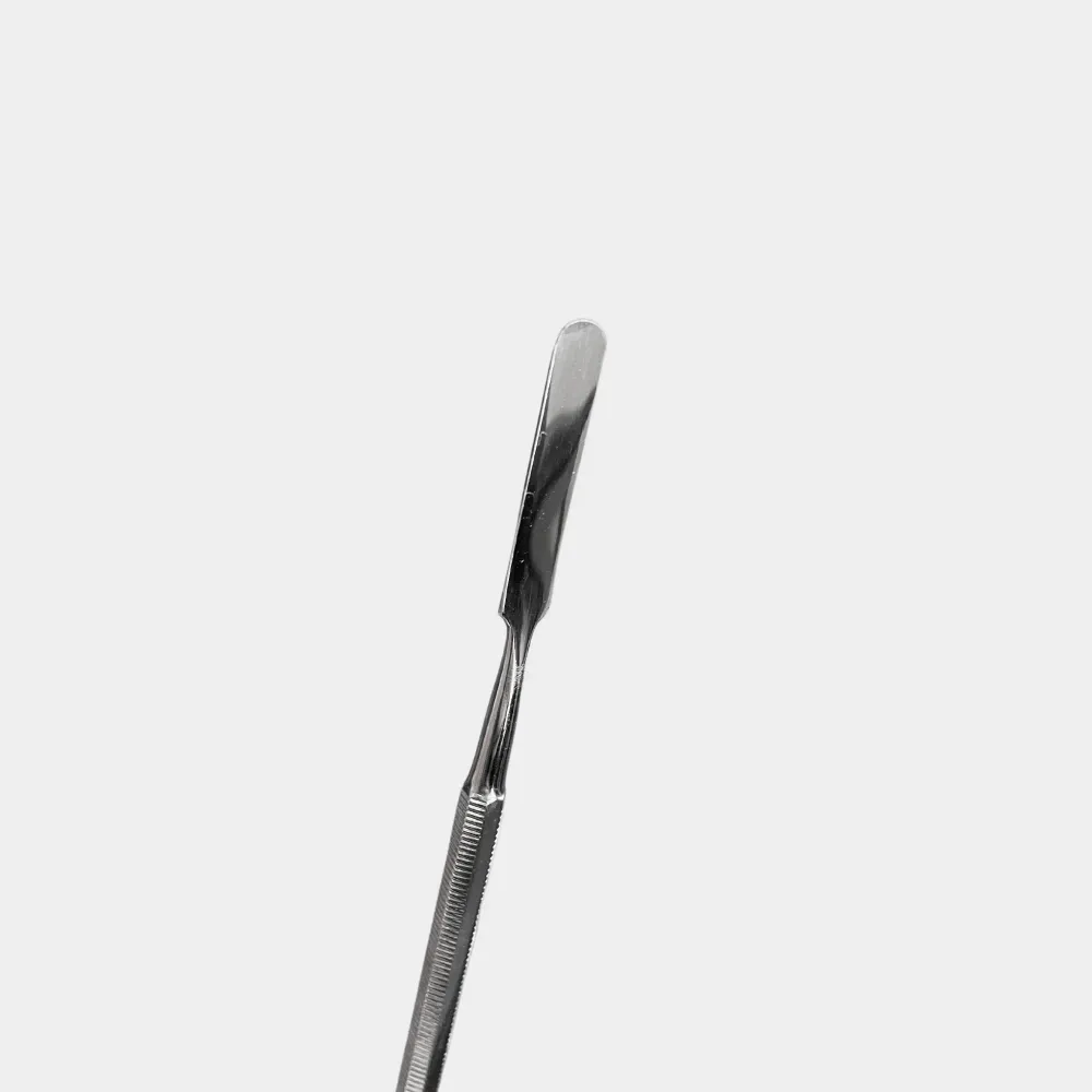 Okrągł płaska szpatułka - Stal nierdzewna - 15 cm - Expert My Podologie