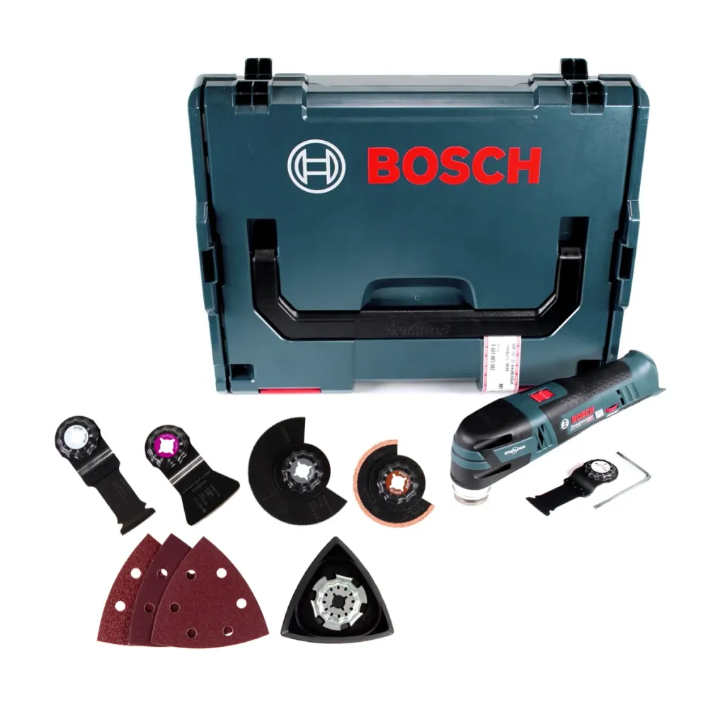 Bosch GOP 12V-28 akumulatorowa przecinarka wielofunkcyjna 12V Starlock bezszczotkowa Solo + zestaw Starlock Best Renovatio...