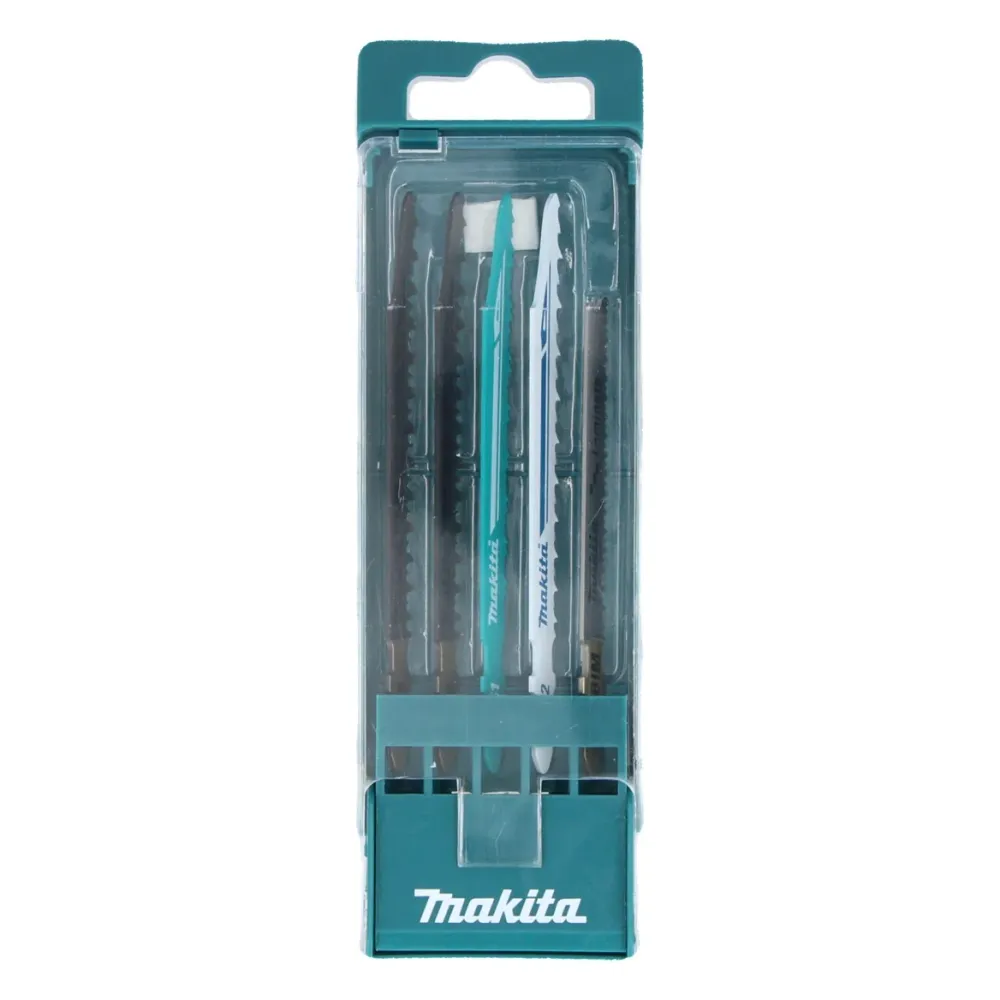 Makita B-48527 Zestaw brzeszczotów do wyrzynarki 5 szt. 60 - 77 mm drewno / plastik / stal miękka / parkiet / laminat