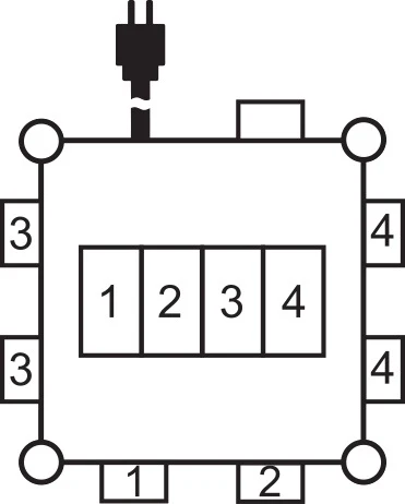 Rozdzielacz zasilania Brennenstuhl ( 8000337887 ) wtyczka 400V/32