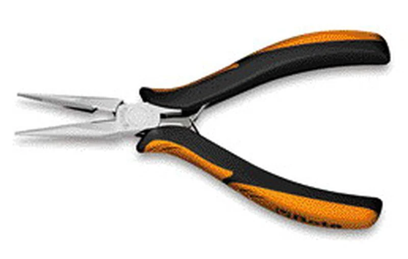 Szczypce półokrągłe dla elektroników 140mm 1 | 1177BM/Z