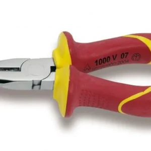 Szczypce półokrągłe odgięte 45` 160mm, w izolacji 1000V | 1168MQ/160