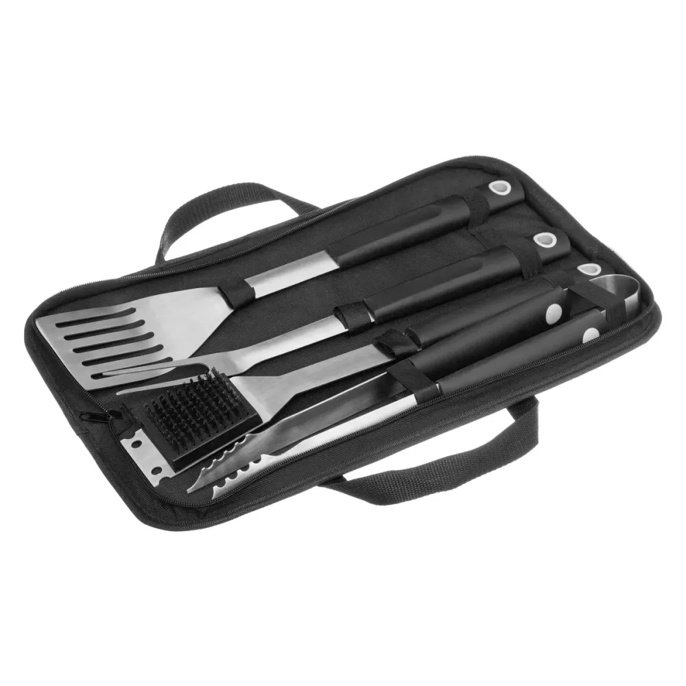 Akcesoria do grilla, zestaw, 4 elementy w etui