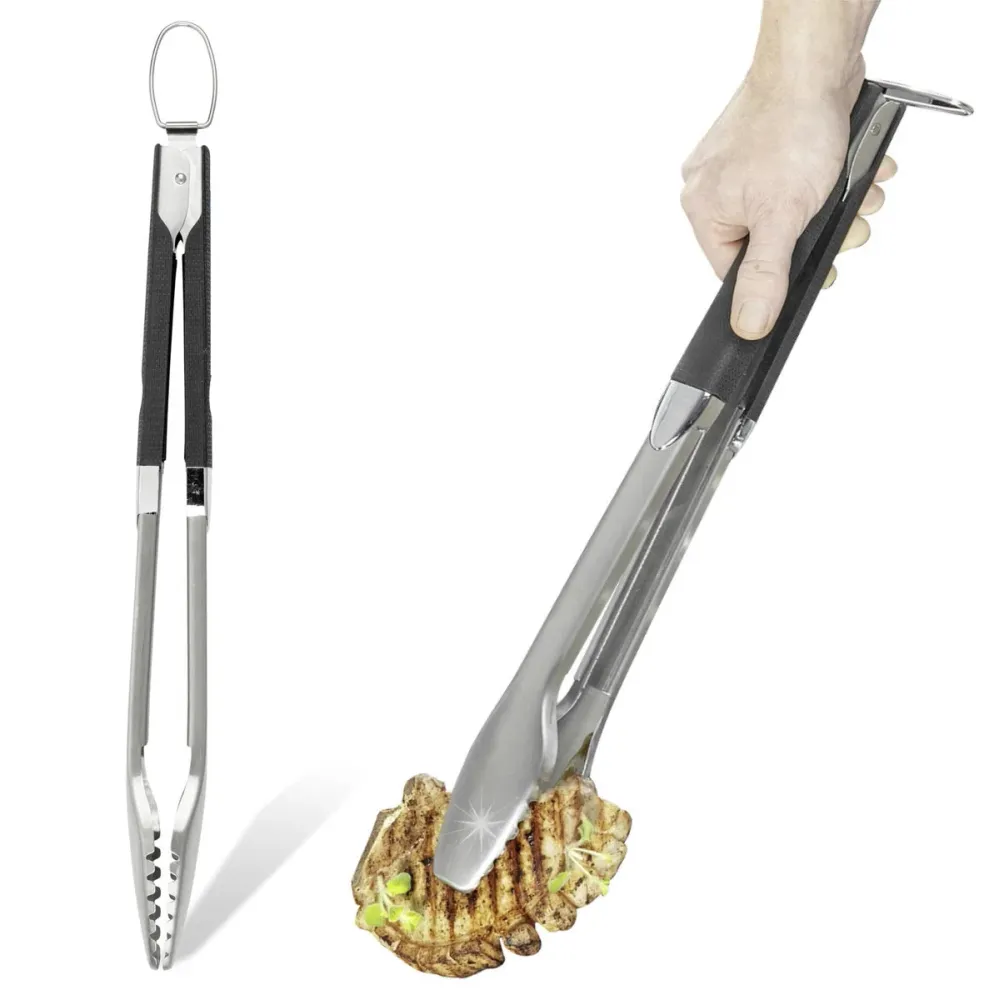Szczypce do grilla PREMIUM, długie, 45 cm