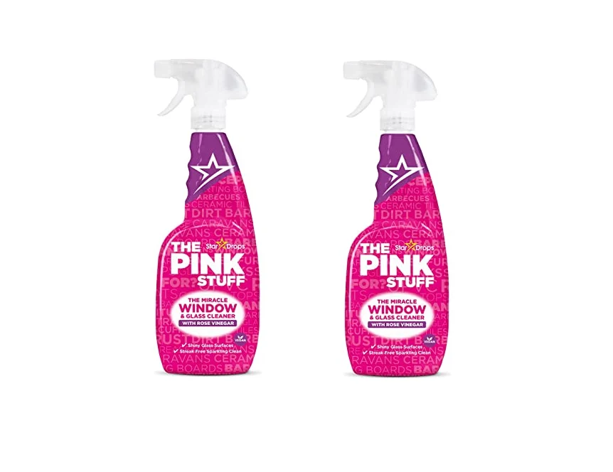 Pink Stuff - Środek do czyszczenia okien i szkł - zestaw 2 butelek