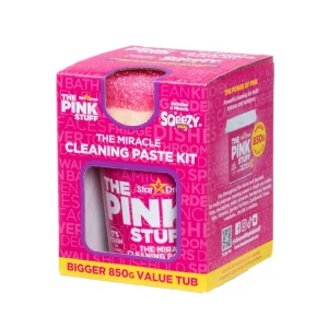 Pink Stuff Zestaw Cudownej Pasty Czyszczącej - 850g + Gąbka