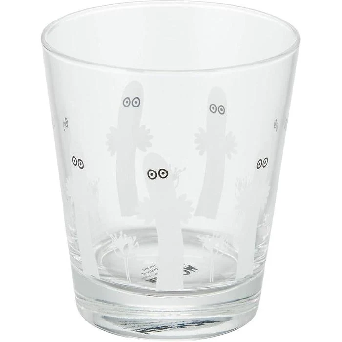 Yamaka Shoten MOOMIN "Kuppi" Glass Tumbler, Hattifatteners Design, 260ml