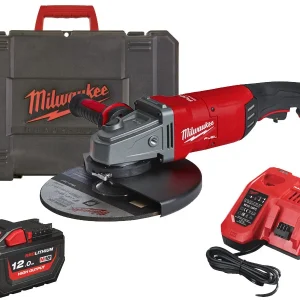 Szlifierka kątowa akumulatorowa Milwaukee M18 Fuel FLAG 230mm z włącznikiem łopatkowym