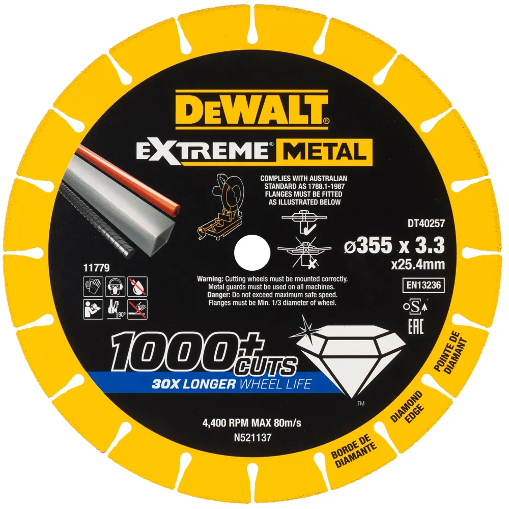 Tarcza tnąca Dewalt DT40257-QZ