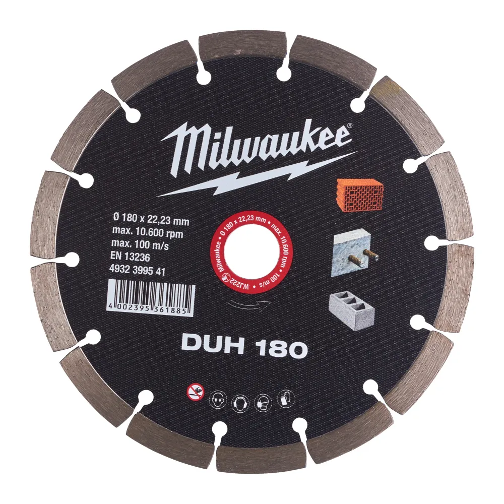 Tarcza diamentowa do betonu DUH 180 x 22,2 mm | 4932399541