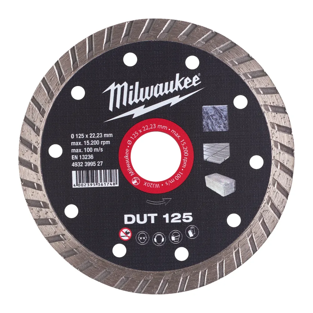 Tarcza diamentowa uniwersalna DUT 125 x 22,2 mm | 4932399527