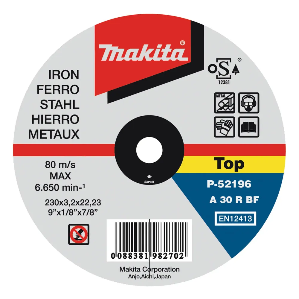 Żelazny dysk 230mm Makita P-52233