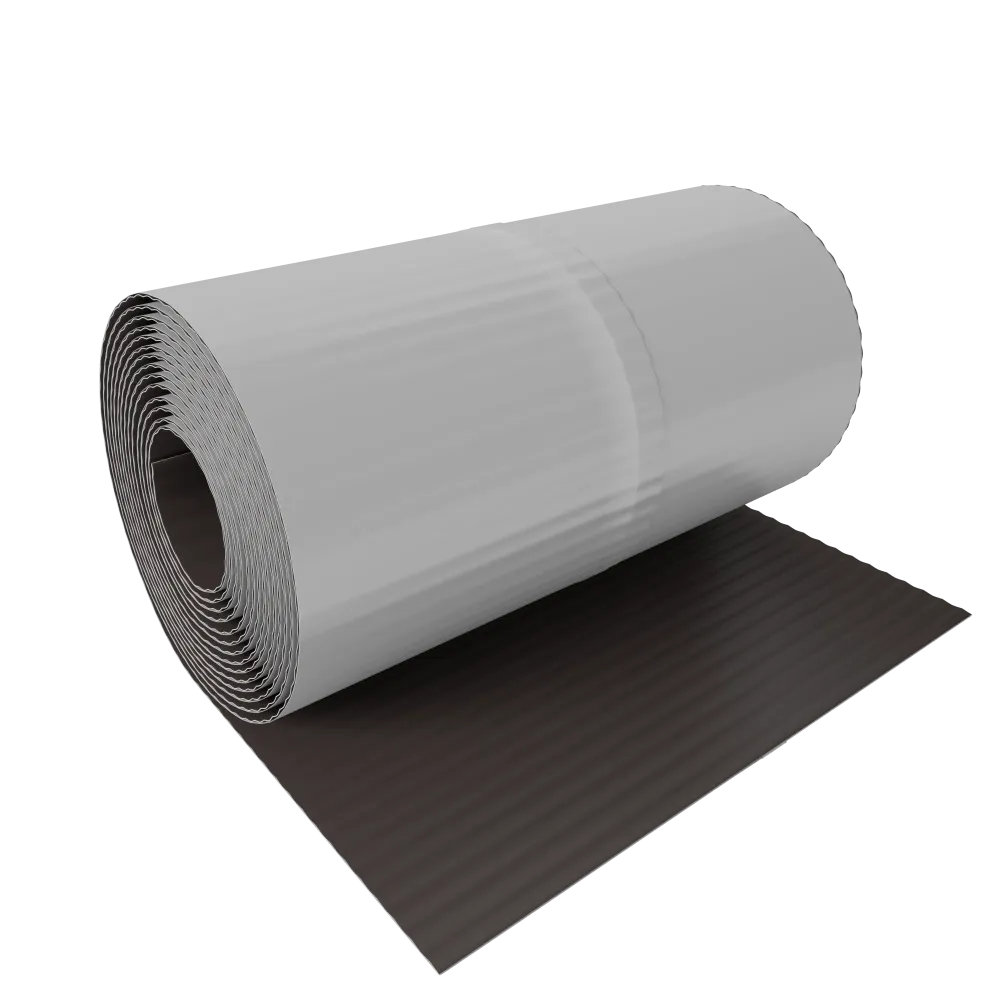 Taśma kominowa ołowiana COROMIN PB plisowana 300mm/5mb ciemny brąz