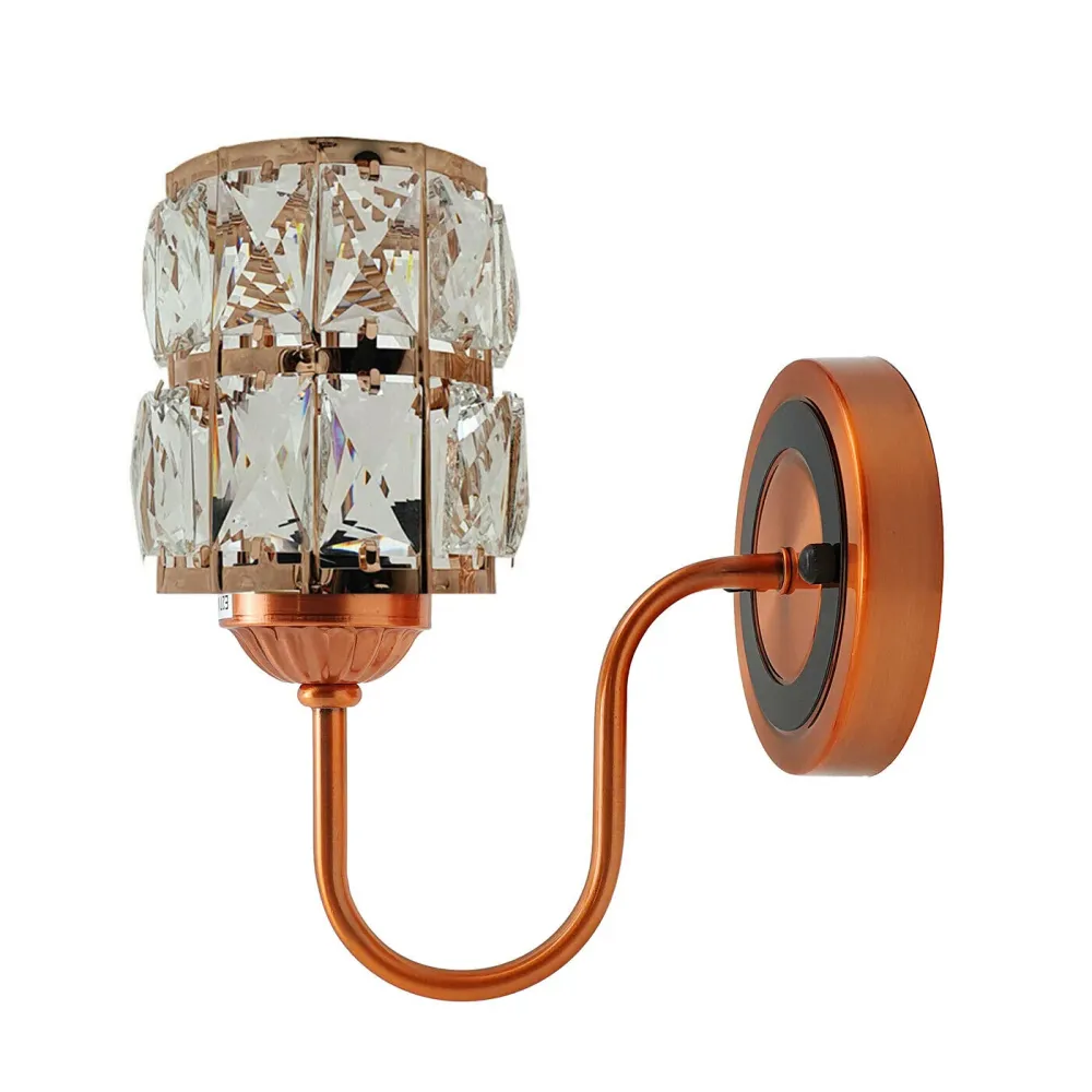 Industrial Orange Wall Light Fitting Home Lighting Indoor Crystal Lights~2538