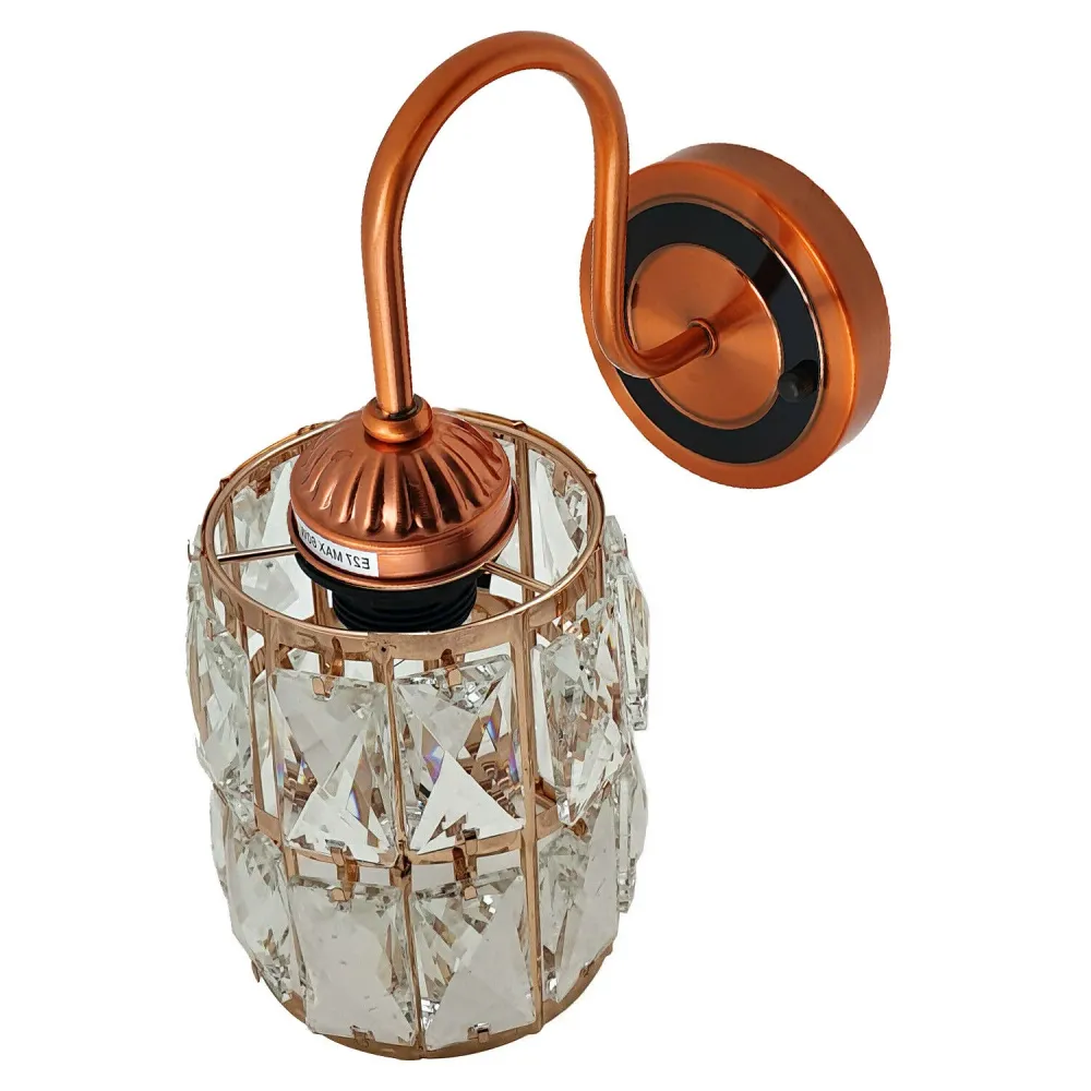 Industrial Orange Wall Light Fitting Home Lighting Indoor Crystal Lights~2538